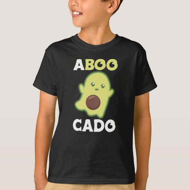 Avocado Spirit för Halloween Funny Avocados T Shirt (Framsida)