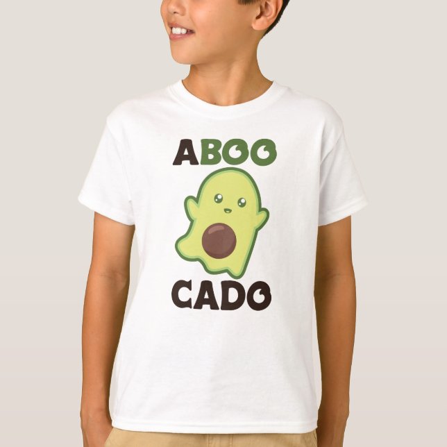 Avocado Spirit för Halloween Funny Avocados T Shirt (Framsida)