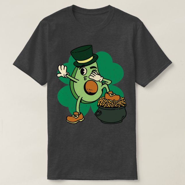 Avocado St Patrick T Shirt (Design framsida)