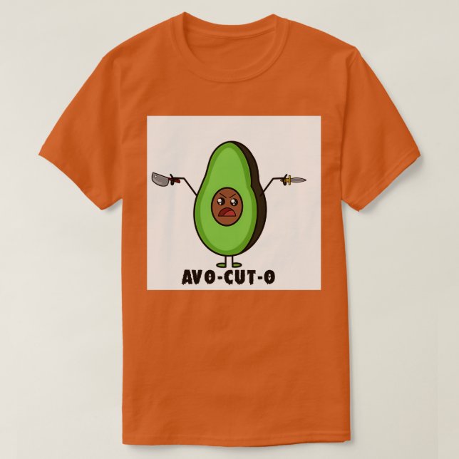 Avocado Sticker AVOCUTO T Shirt (Design framsida)