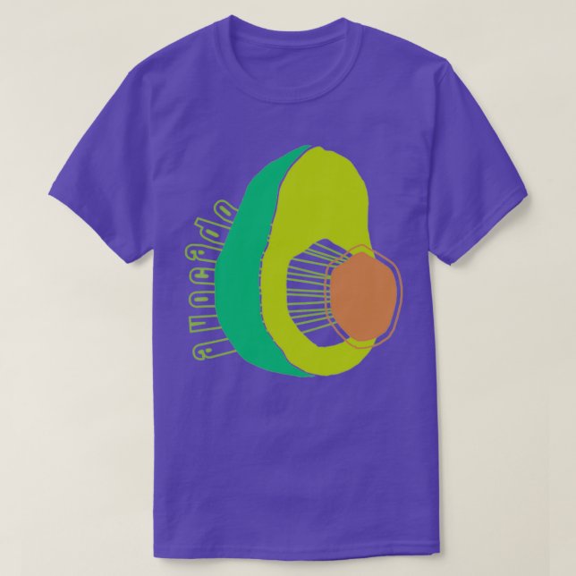 AVOCADO STICKER T SHIRT (Design framsida)