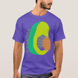 AVOCADO STICKER T SHIRT