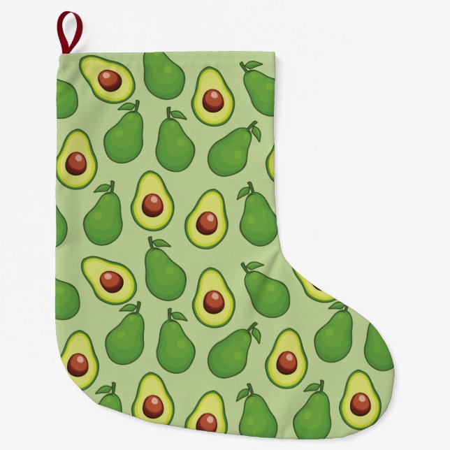 Avocado Stor Julstrumpa (Framsidan)