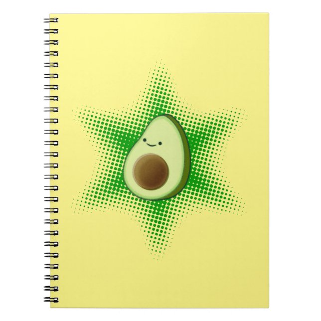Avocado Superstar Anteckningsbok (Framsidan)
