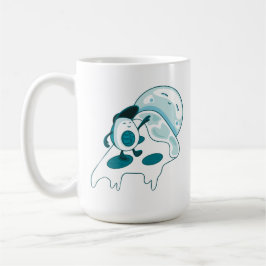 Avocado Surfing på ett segment av Pizza Ice-versio Kaffemugg