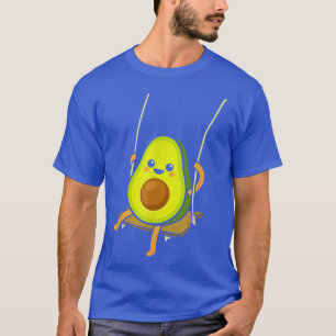 Avocado Swing Funny Avocado Älskare Guacamole Vega T Shirt