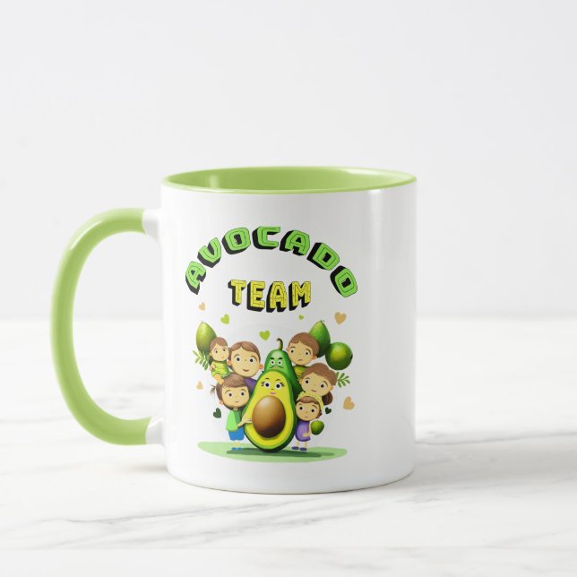 Avocado-teamet Mugg (Vänster)