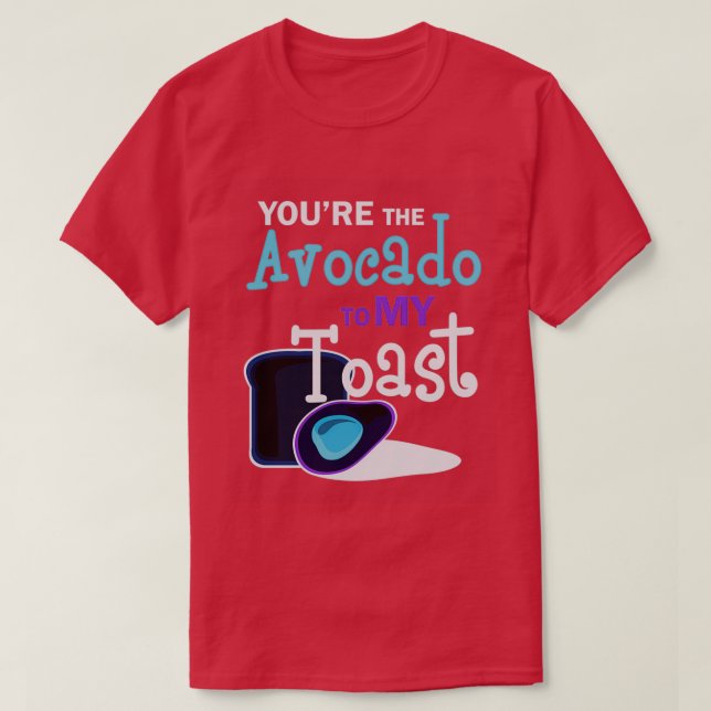 Avocado till min skål 1 Classic TShirt T Shirt (Design framsida)