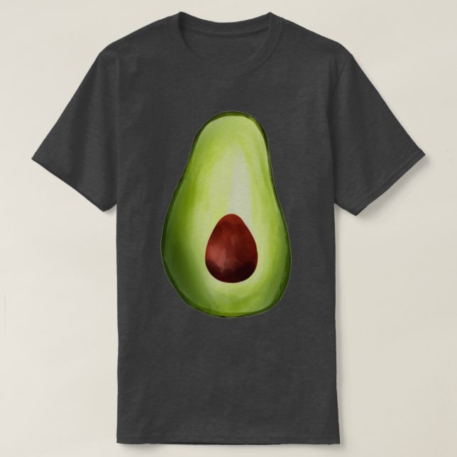 Avocado time yummy t shirt (Design framsida)