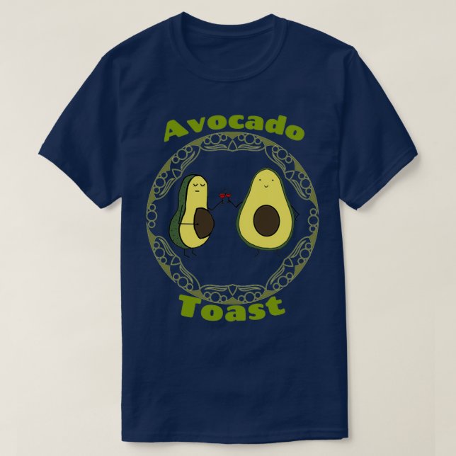 Avocado Toast 7 T Shirt (Design framsida)