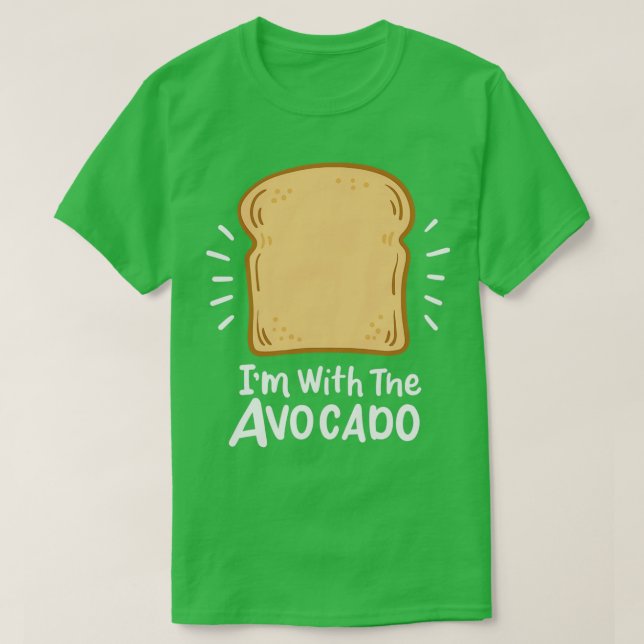 Avocado Toast Älskare Guacamole Avo Humor Gift T Shirt (Design framsida)