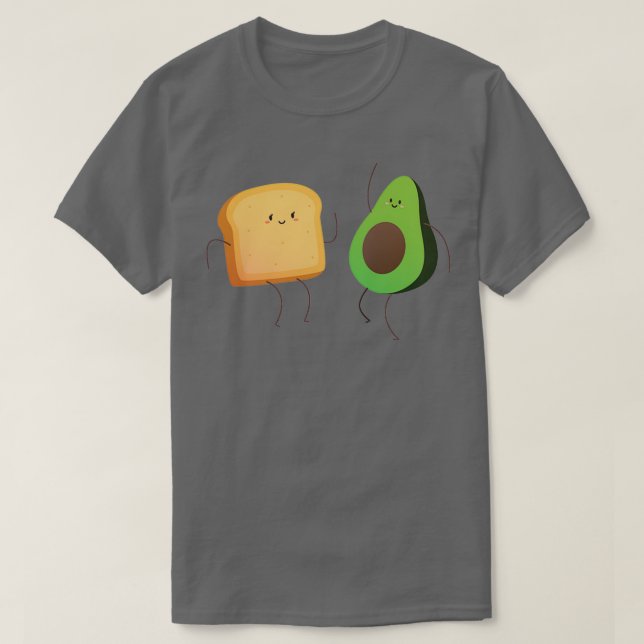 Avocado Toast Dance Party T Shirt (Design framsida)