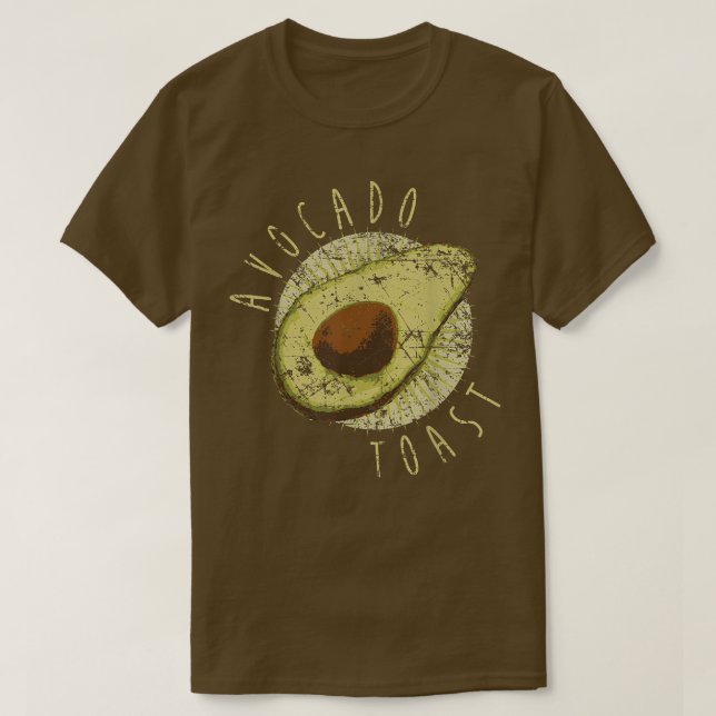 Avocado Toast , från den finstilt rena matarpaleo  T Shirt (Design framsida)