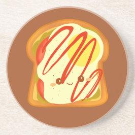 Avocado-toast med ägg och tomaté underlägg