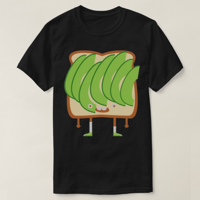 Avocado Toast My Life T Shirt (Design framsida)