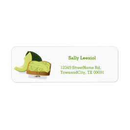 Avocado Toast-tecken | Returadressetikett Returadress Etikett