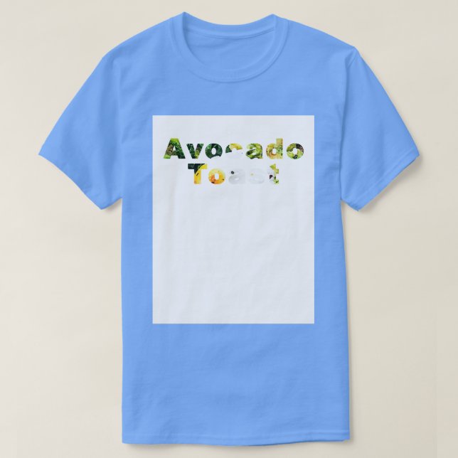 Avocado Toast-text T Shirt (Design framsida)