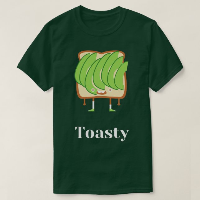 Avocado Toasty T Shirt (Design framsida)