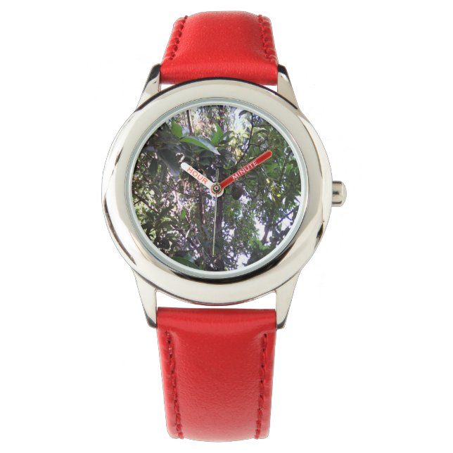 Avocado Träd Armbandsur (Framsida)