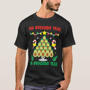 Avocado Träd Funny Food Vegan julgåva T Shirt