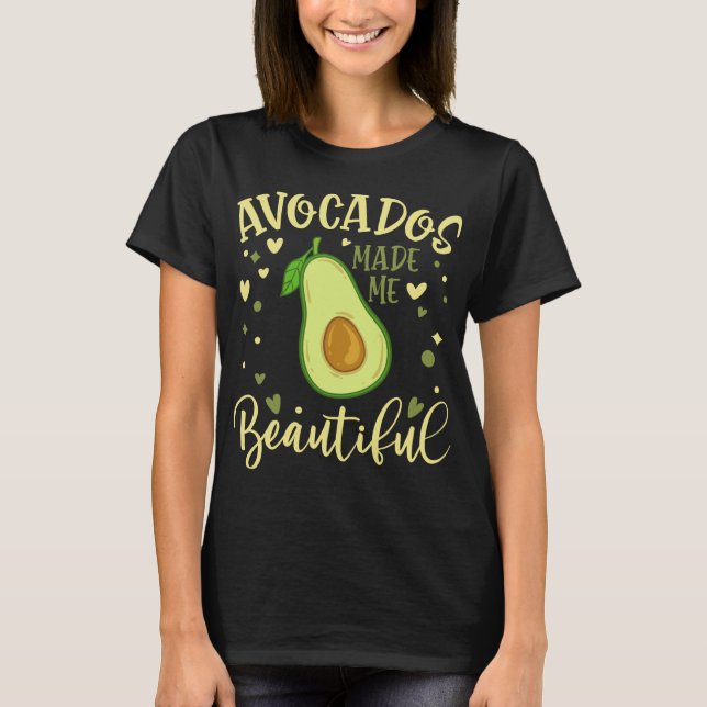 Avocado Träd, Mexiko Fruktoljeväxtsort T Shirt (Framsida)