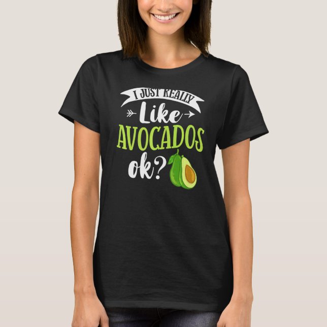 Avocado Träd, Mexiko Fruktoljeväxtsort T Shirt (Framsida)