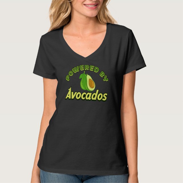 Avocado Träd, Mexiko Fruktoljeväxtsort T Shirt (Framsida)