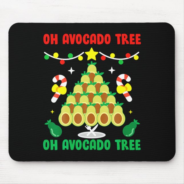 Avocado Tree Funny Food Vegan Christmas Gift  Musmatta (Framsidan)
