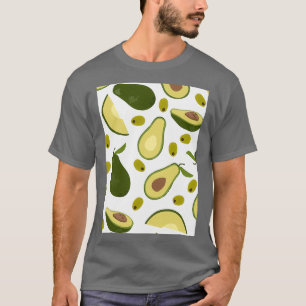 Avocado Tropical Exotic Tropical Contour T Shirt