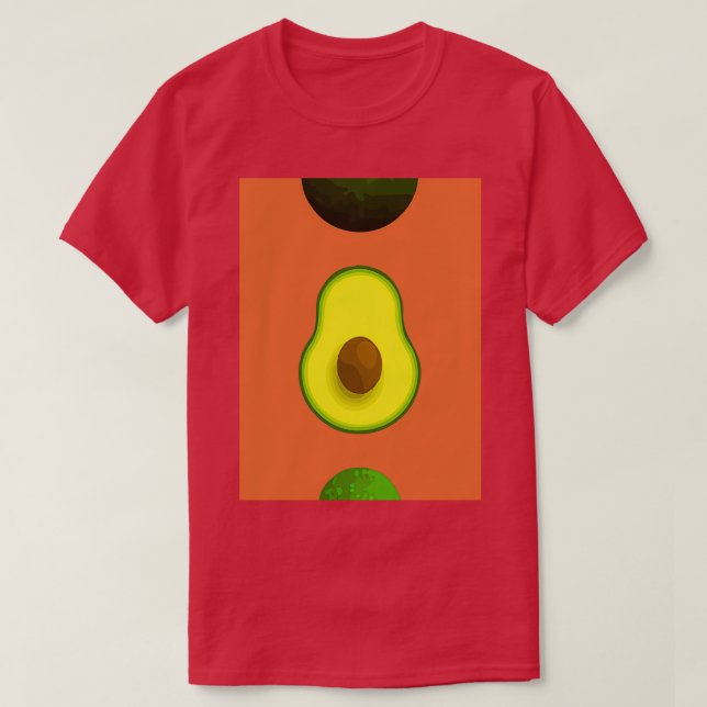 Avocado Tropical Kreativ Charming Plants Classic T Shirt (Design framsida)
