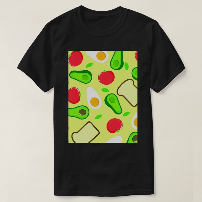 Avocado Tropical Kreativ Sweet Tropical Classic T Shirt (Design framsida)