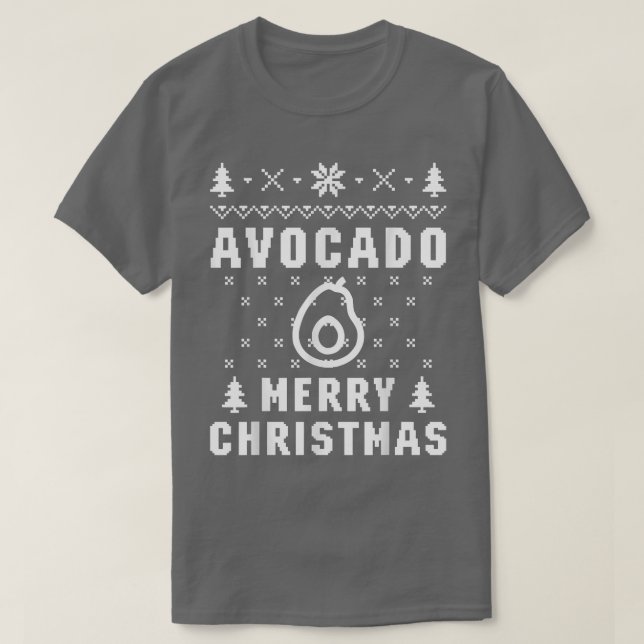 AVOCADO Ugly jul Sweater T Shirt (Design framsida)
