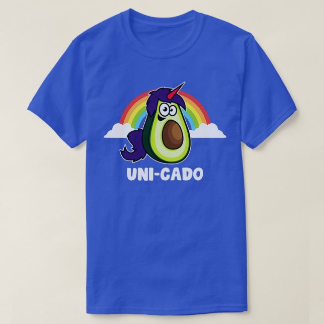 Avocado Unicorn Classic TShirt T Shirt (Design framsida)