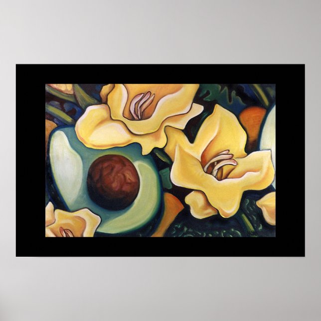 Avocado-utskrift Poster (Framsidan)