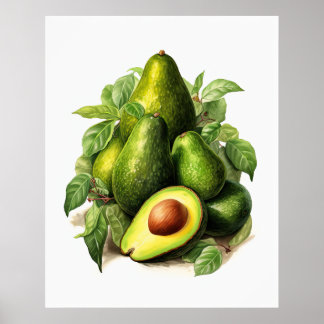 AVOCADO-utskrivbar Poster