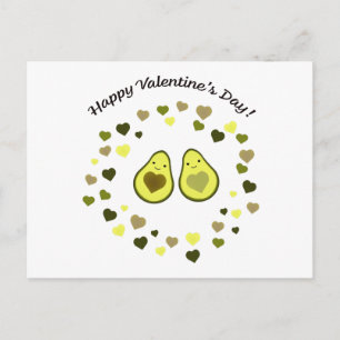 Avocado Valentine Helg Vykort