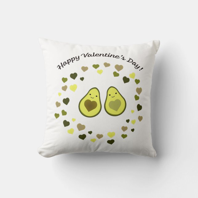 Avocado Valentine Kudde (Framsida)