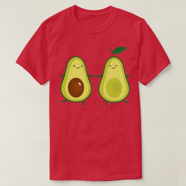 Avocado Vänskap T Shirt (Design framsida)