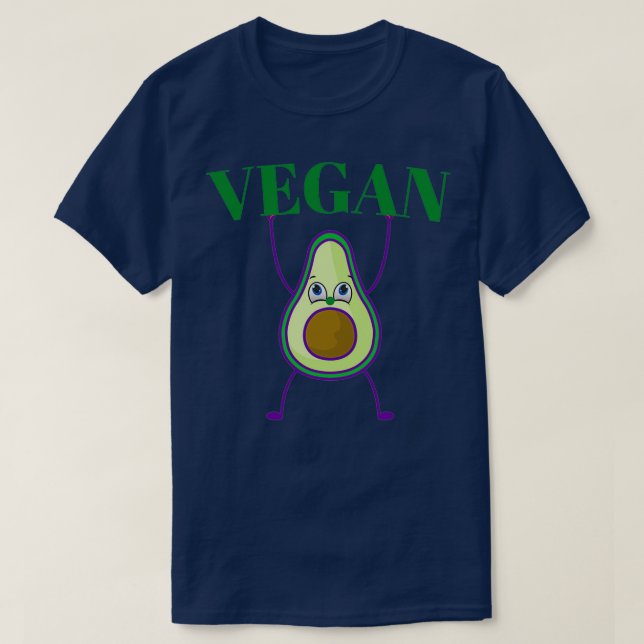 Avocado vegan t shirt (Design framsida)