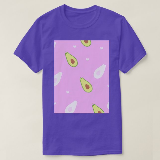 Avocado Vegetarian Fruits Classic TShirt T Shirt (Design framsida)