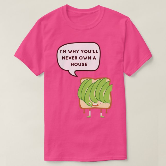 Avocado Vengeance T Shirt (Design framsida)