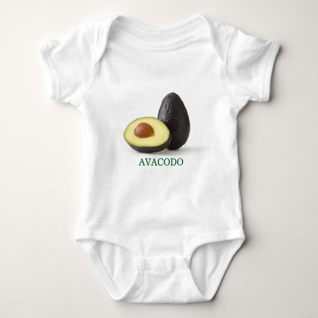 ’Avocado Vibes’ T Shirt (Framsida)