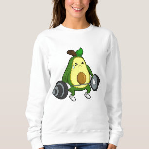Avocado vid Fitness med Barbell T Shirt