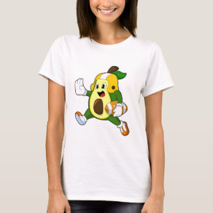 Avocado vid fotbollsportar t shirt
