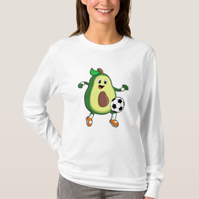 Avocado vid sportsport t shirt (Framsida)