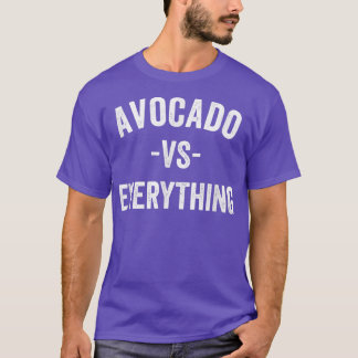 Avocado Vs All Vegan Food Älskare Vegetarian T Shirt