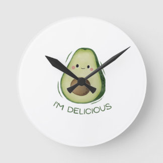 Avocado Watch: Stay on Time with Style Rund Klocka