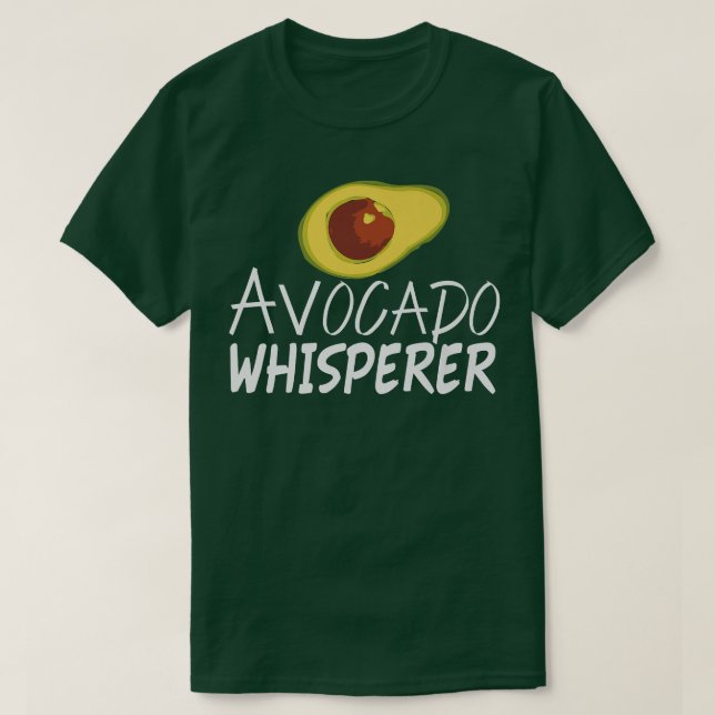 Avocado Whisperer Fruit Guacamole Avocados T Shirt (Design framsida)