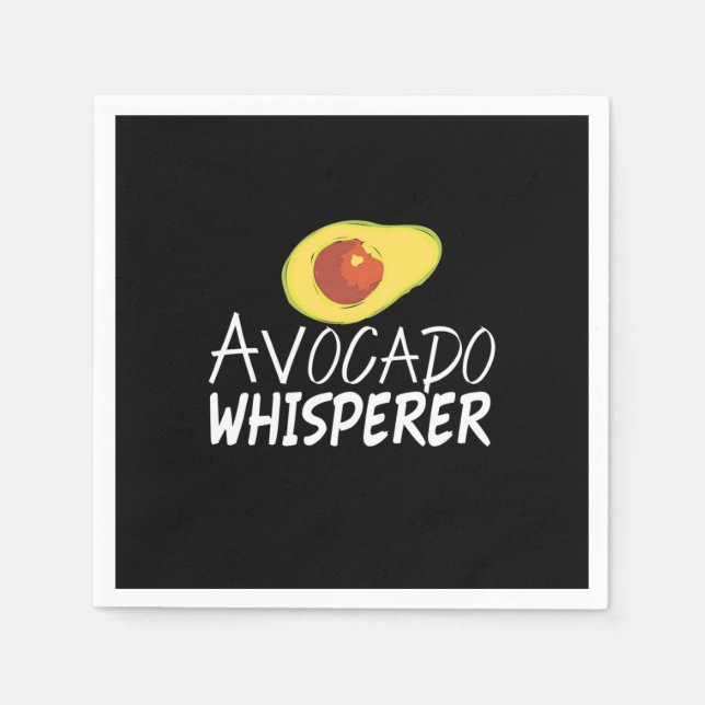 Avocado Whisperer Pappersservett (Framsidan)