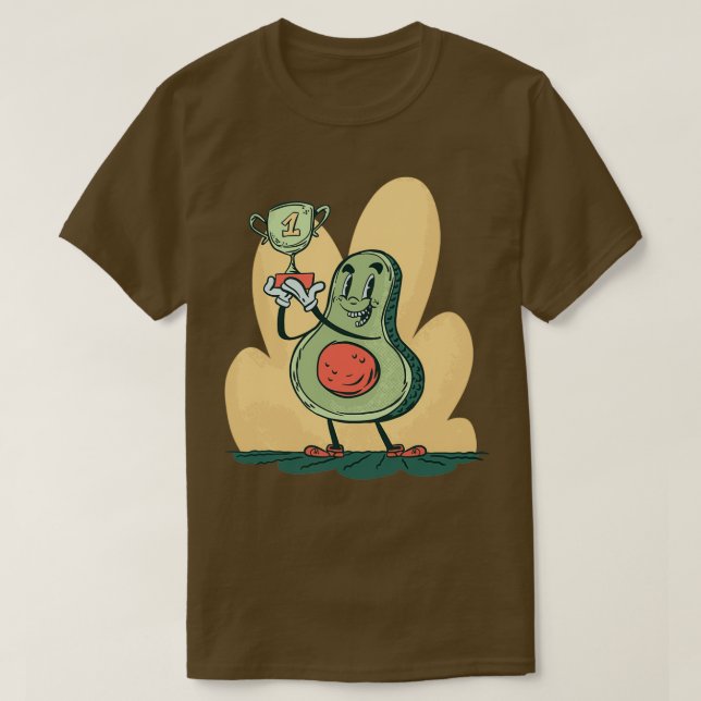 Avocado Winner T Shirt (Design framsida)